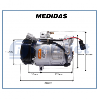 Compressores COMPRESSOR NISSAN SENTRA 2014 EM DIANTE Imagem 8