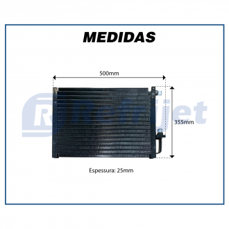 Condensadores CONDENSADOR UNIVERSAL SIST. MODINE 14 X 18 X 32MM ALUMINIO Imagem 3