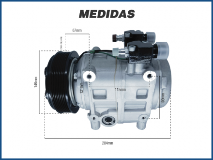 Compressores COMPRESSOR QUE TCCI -TM31 - QP-31 R-134A Imagem 4