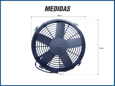 Eletroventiladores ELETROVENTILADOR 12'' 12V IMOBRAS SOPRANTE Imagem 2