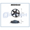 Eletroventiladores ELETROVENTILADOR UNIVERSAL PERFIL ALTO 11" 24V ASPIRANTE Imagem Miniatura 7