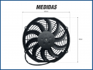 Eletroventiladores ELETROVENTILADOR SPAL VA11-BP12/VLL-57A 10'' 24V Imagem Miniatura 1