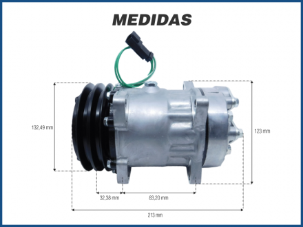 Compressores COMPRESSOR MÁQUINA VOLVO 7H15 Imagem 5