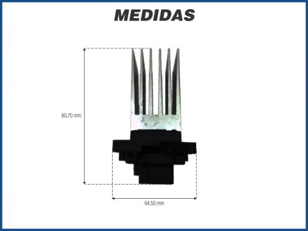 Elétricos RESISTÊNCIA CAIXA EVAPORADORA DIANTEIRA - HYUNDAI AZERA / VERA CRUZ Imagem 2