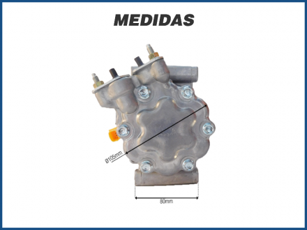 Compressores COMPRESSOR PEUGEOT 206 / 207 / 307 / CITROEN C3 / C4 Imagem 5