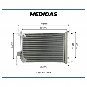 Condensadores CONDENSADOR IVECO STRALIS Imagem 4