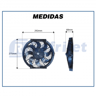 Eletroventiladores ELETROVENTILADOR 24V 10 SOPRANTE Imagem 5