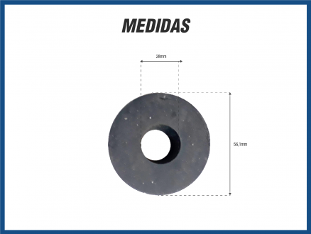 Componentes PASSAMURO P/ MANGUEIRA LIQUIDO #6 Imagem 2