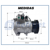 Compressores COMPRESSOR DOOWON TUCSON/SPORTAGE 2.0 16V 2005<2010 Imagem Miniatura 7