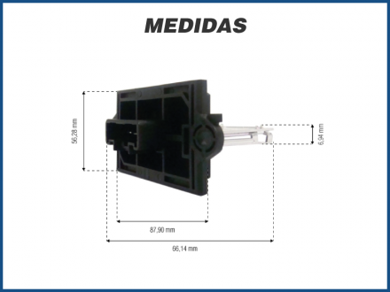 Elétricos RESISTÊNCIA CAIXA EVAPORADORA - NISSAN TIIDA / LIVINA - 2008>2010 Imagem 2