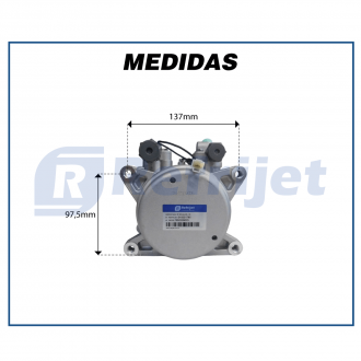 Compressores COMPRESSOR 6P148 CANAL 6PK 12V UNIVERSAL Imagem 8