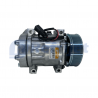 Compressores COMPRESSOR  7H15 MAQUINA JCB POLIA 8PK 124MM 12 VOLTS Imagem Miniatura 1