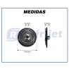 Componentes CONJUNTO DE EMBREAGEM DO COMPRESSOR SANDEN 5H14 24 VOLTS POLIA 2A 132MM Imagem Miniatura 7