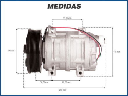 Compressores COMPRESSOR QUE TCCI - TM21 - QP-21 R-134A Imagem 3