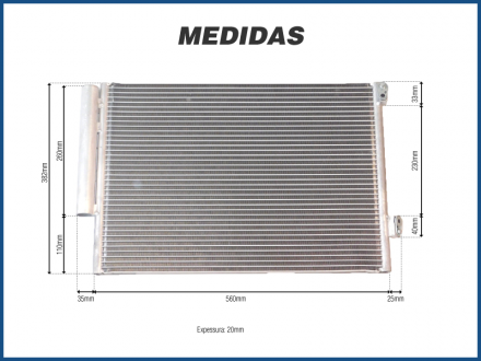 Condensadores CONDENSADOR TOYOTA ETIOS - 2013 Imagem 1