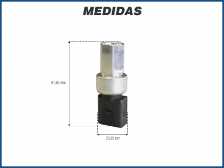 Elétricos PRESSOSTATO VOLKSWAGEN FOX / POLO / GOLF IV - 3 PINOS Imagem 2