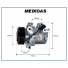 Compressores COMPRESSOR CALSONIC NISSAN MARCH / VERSA 1.0 2015/... 7PK Imagem Miniatura 5
