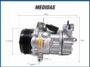 Compressores COMPRESSOR GOL RALLYE/FOX/SAVEIRO 1.6 2014/2018 MSI Imagem Miniatura 6