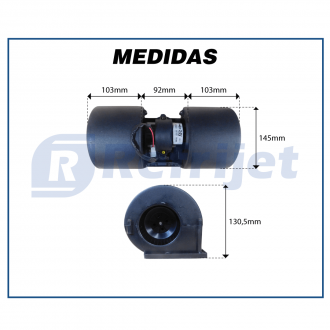 Motores MOTOR IMOBRAS 2 TURBINAS 100 MM 24 VOLTS   C/ CARACOL Imagem 5