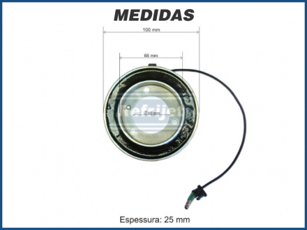 Componentes CAMPO MAGNÉTICO SELTEC TM 08 / 15 / 16 12V (BOBINA) Imagem 1