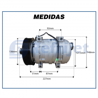 Compressores COMPRESSOR IMP TM-21 R134 E R404 Imagem 7