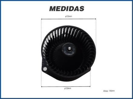 Motores MOTOR PARA CAIXA AC - FORD CARGO / VOLKSWAGEN WORKER 12V Imagem 2