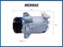 Compressores COMPRESSOR DENSO S10/BLAZER 2.4/2.8 2002/2012 Imagem Miniatura 3