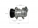 Compressores COMPRESSOR VALEO - RENAULT CLIO - 1996>2006 / KANGOO 1.6 - 2001 / SYMBOL 1.6  2009>2015 Imagem Miniatura 4