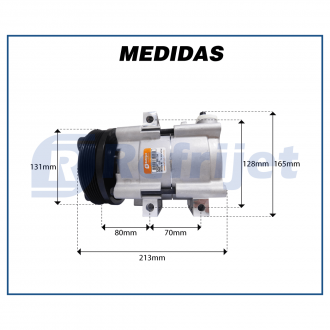 Compressores COMPRESSOR FORD TRANSIT 2.0/ MONDEO 2.0 Imagem 7