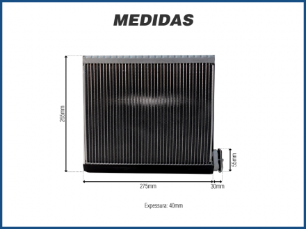 Evaporadores EVAPORADOR HONDA CRV EX / LX / TOURING - 2012>2014 Imagem 2