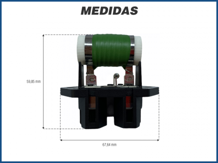 Linha Leve RESISTÊNCIA ELETRO FIAT DUCATO 2.3JTD SISTEMA MODINE - 2009 Imagem 3