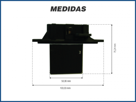 Elétricos RESISTÊNCIA CAIXA EVAPORADORA - NISSAN FRONTIER - 2001>2003 Imagem 2