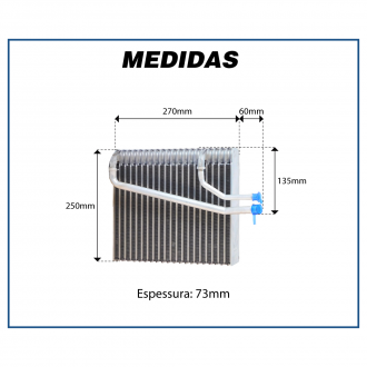 Evaporadores EVAPORADOR PORSCHE CAYENE / TUAREG / AUDI Q7 07/ AMAROK Imagem 3