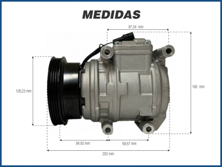 Compressores COMPRESSOR VALEO - HYUNDAI TUCSON / KIA SPORTAGE - 2.0 16V - 2005>2010 Imagem 5