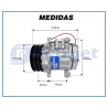 Compressores COMPRESSOR SANDEN EDGE 8403 SD 7B10 2A R-134A Imagem Miniatura 4