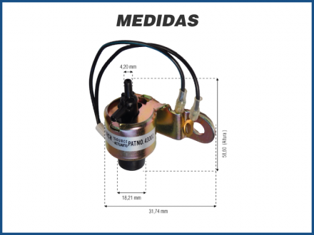 Filtros e Válvulas VÁLVULA SOLENOIDE PARA VÁCUO 2 POSIÇÕES Imagem 1