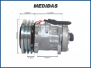 Compressores COMPRESSOR SANDEN 7H15 4478U Imagem Miniatura 6