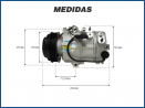 Compressores COMPRESSOR DELPHI - HYUNDAI IX35 / KIA SPORTAGE - 2010>2015 Imagem Miniatura 4