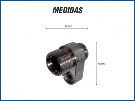 Conexões CONEXÃO #10 COMPRESSOR DENSO 10P15 (010021378/348) FORD CARGO Imagem 1