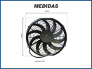 Eletroventiladores ELETROVENTILADOR SPAL 12 24V VA10-BP50 / C-61S Imagem Miniatura 3