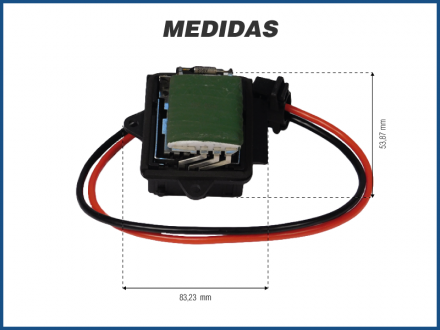 Elétricos RESISTÊNCIA CAIXA EVAPORADORA - RENAULT SCENIC / MEGANE / FORD ECOSPORT Imagem 3