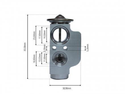 Filtros e Válvulas VÁLVULA DE EXPANSÃO BLOCK - VOLKSWAGEN AMAROK / AUDI Q7 / JETTA <2011 Imagem 4