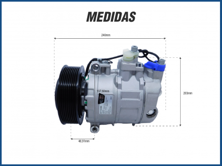 Compressores COMPRESSOR MARELLI ACTROS 2546/2646/4844 Imagem 4