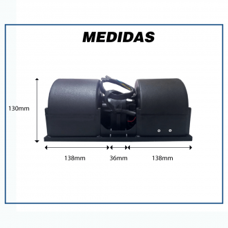 Motores MOTOR IMOBRAS - 12V 2 TURBINA COM RESISTENCIA Imagem 5