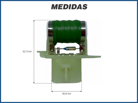 Elétricos RESISTÊNCIA ELETROVENTILADOR DO RADIADOR FIAT NOVO UNO - 2010 Imagem 3