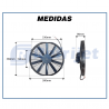 Eletroventiladores ELETROVENTILADOR SPAL VA08-BP70/LL-23MA 14'' 24V ASP Imagem Miniatura 5