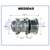 Compressores COMPRESSOR SANDEN SD7H15 CATERPILLAR 4095 PV8 133MM DIR M 320-1291 Imagem Miniatura 3