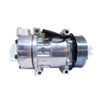 Compressores COMPRESSOR MODELO 7H15 8290 CAMINHÃO SCANIA TRAÇÃO 8X4 2008>2011 24 VOLTS POLIA 8PK 125MM Imagem 2