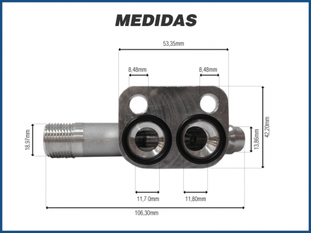 Filtros e Válvulas VÁLVULA DESCARGA COMPRESSOR DENSO 10P15 Imagem 4