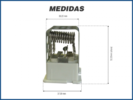 Elétricos RESISTÊNCIA ELETROVENTILADOR -  CHEVROLET ASTRA Imagem 2